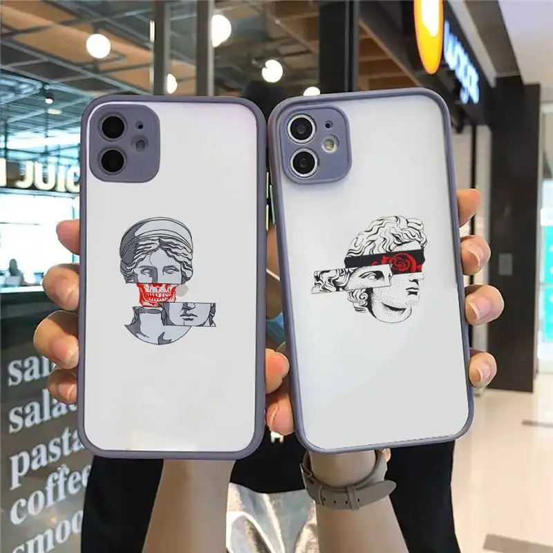 Art Line Camera Protection Bumper Phone Case For iPhone 12 11 Pro XS Max XR X 8 7 Plus Translucent Matte Shockproof Cover
Art Line Camera Protection Bumper Phone Case For iPhone 12 11 Pro XS Max XR X 8 7 Plus Translucent Matte Shockproof Cover