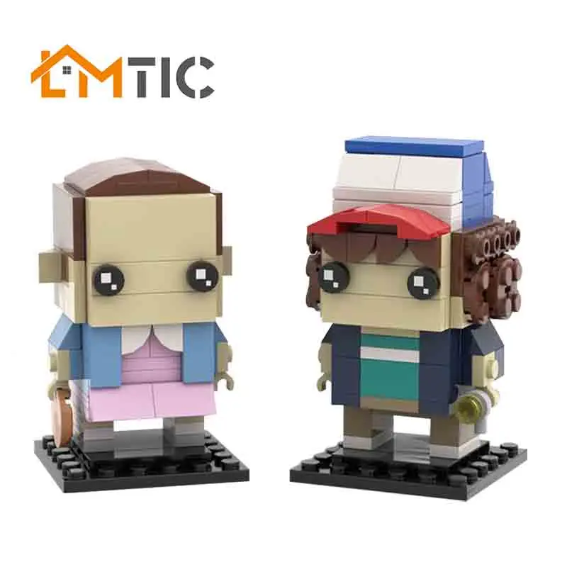 MOC Stranger Brickheadz Collection-Things Dustin & Eleven Figure 214pcs Building Blocks Diy Toys Bricks Educational Xmas Gift
MOC Stranger Brickheadz Collection-Things Dustin & Eleven Figure 214pcs Building Blocks Diy Toys Bricks Educational Xmas Gift