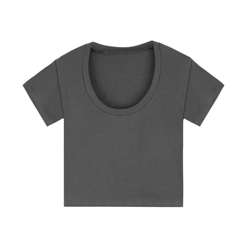 Spring And Summer Korean New Style All-Match Solid Color Round Neck Short-Sleeved T-Shirt Female Loose Large Size Fat Mm
Spring And Summer Korean New Style All-Match Solid Color Round Neck Short-Sleeved T-Shirt Female Loose Large Size Fat Mm