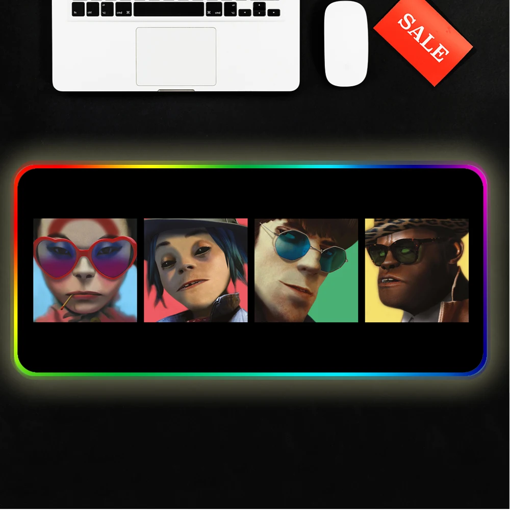 Gorillaz Large XXL RGB Mousepad Gamer Gaming Mouse Pad Computer Accessories Keyboard Laptop Padmouse Desk Mat Mouse Pad Gamer
Gorillaz Large XXL RGB Mousepad Gamer Gaming Mouse Pad Computer Accessories Keyboard Laptop Padmouse Desk Mat Mouse Pad Gamer