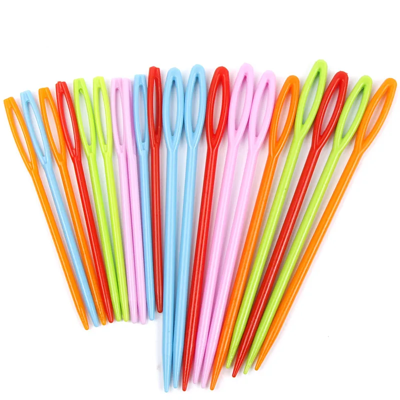 20Pcs/set Plastic Wool Knitting Needles Seam Cross-Stitch Sewing Accessories Needlework Sweater DIY Needles 7cm / 9.2cm 
20Pcs/set Plastic Wool Knitting Needles Seam Cross-Stitch Sewing Accessories Needlework Sweater DIY Needles 7cm / 9.2cm