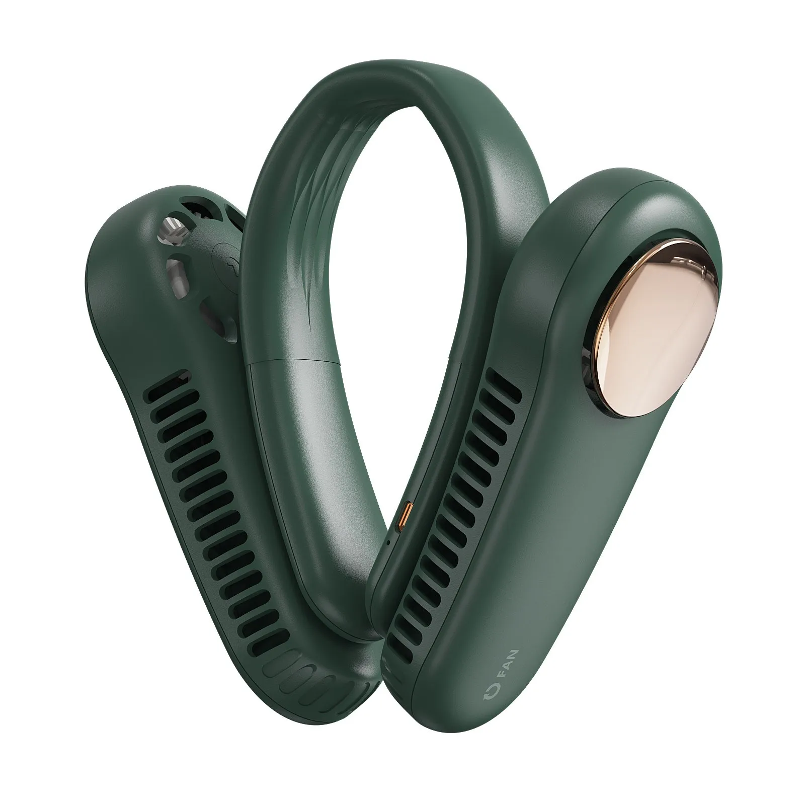 Mini Neck Fan Portable Bladeless Fan Rechargeable Leafless Hanging Fans Air Cooler Cooling Wearable Neckband Fans 2021 New
Mini Neck Fan Portable Bladeless Fan Rechargeable Leafless Hanging Fans Air Cooler Cooling Wearable Neckband Fans 2021 New