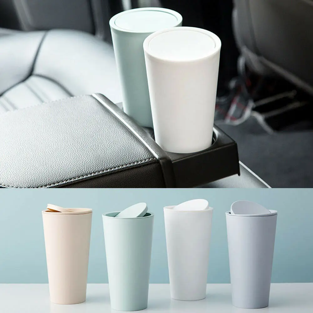 

New Car Garbage Can Trash Home Room House Automobiles Interior Accessories Garbage Dust Case Holder Organizer Bin Basket