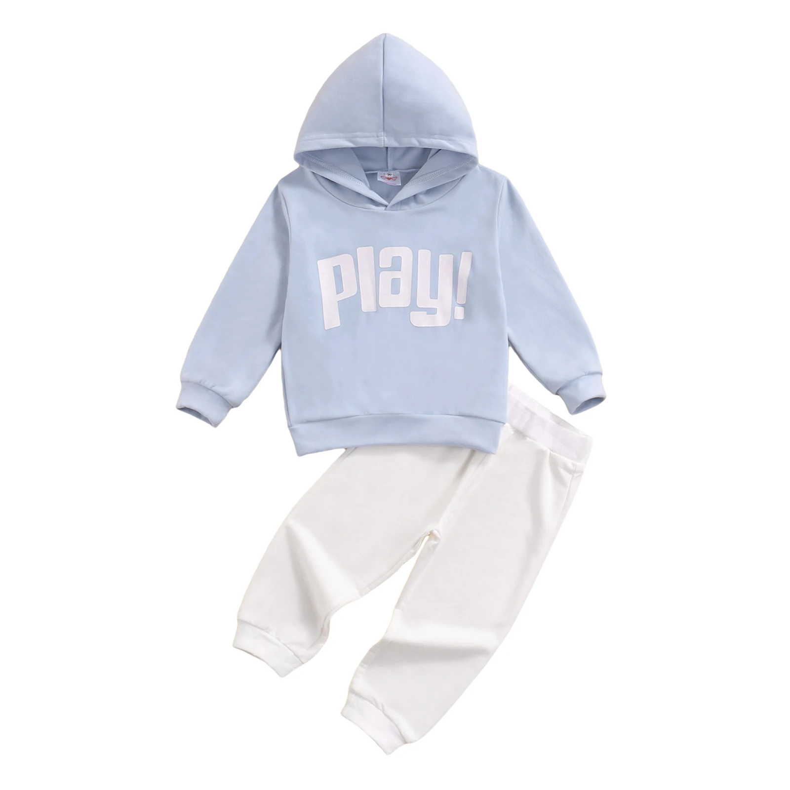 2 Pcs Toddler Casual Outfits, Kids Letter Print Long Sleeve Hooded Sweatshirt + Solid Color Pants
2 Pcs Toddler Casual Outfits, Kids Letter Print Long Sleeve Hooded Sweatshirt + Solid Color Pants