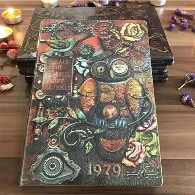 11 Style 14.5cm x 21.3cm Big Size Faux Leather Diary Journal Vintage Retro Art Notepad Notebook Tarot Notebook 2021
11 Style 14.5cm x 21.3cm Big Size Faux Leather Diary Journal Vintage Retro Art Notepad Notebook Tarot Notebook 2021