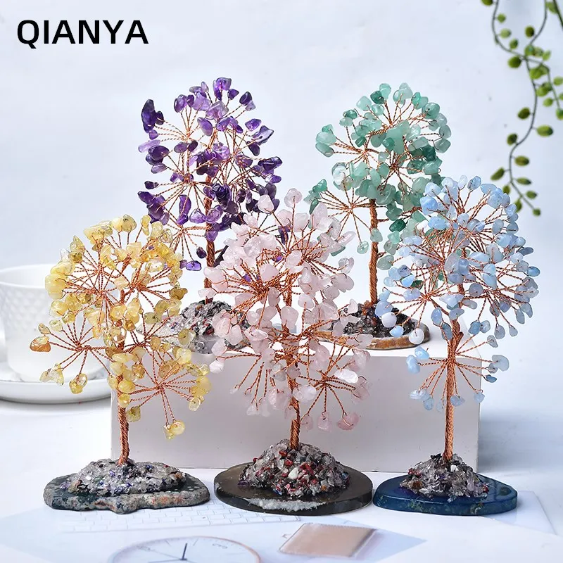 Beautiful Natural Crystal Gemstone Gravel Flower Tree Healing Reiki Home Garden Decoration Ornamental Crafts Diy Holiday Gift
Beautiful Natural Crystal Gemstone Gravel Flower Tree Healing Reiki Home Garden Decoration Ornamental Crafts Diy Holiday Gift