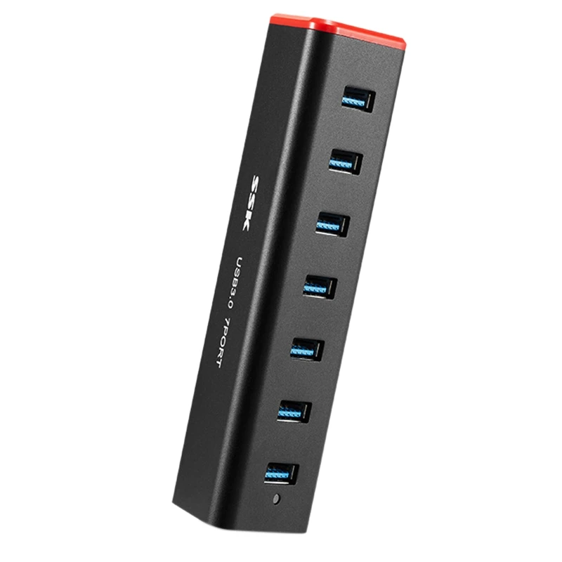 SSK USB3.0 7-портовый телефон с источником питания подходит для Windows XP/7/8/10, MAC OS 9,0, Linux 2,4
SSK USB3.0 7-портовый телефон с источником питания подходит для Windows XP/7/8/10, MAC OS 9,0, Linux 2,4