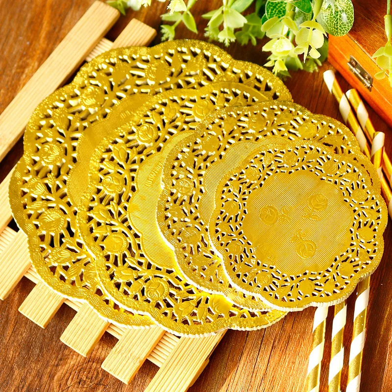 50/100/200pcs Round Paper Doilies Golden Silver Lace Doily Party Decorative Tableware Placemats Paper Mats Table Decoration
50/100/200pcs Round Paper Doilies Golden Silver Lace Doily Party Decorative Tableware Placemats Paper Mats Table Decoration