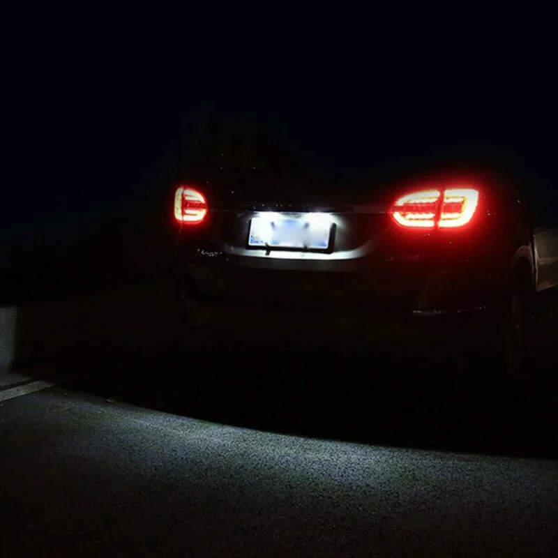 1Pair LED License Plate Lights SMD 18 6000K For Touran Golf Passat Caddy T5 Durable
1Pair LED License Plate Lights SMD 18 6000K For Touran Golf Passat Caddy T5 Durable