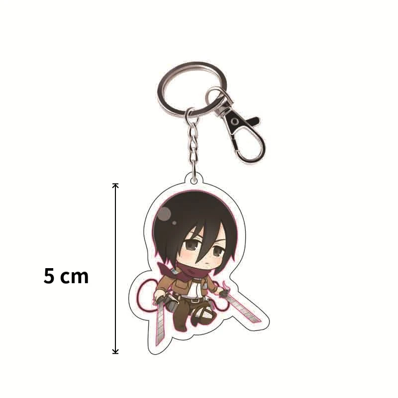 Anime Keychain Aattck on Titan Acrylic Double Side Key Chain Accessories Bag Pendant for Men Women Cartoon Key Holder Trinket 
Anime Keychain Aattck on Titan Acrylic Double Side Key Chain Accessories Bag Pendant for Men Women Cartoon Key Holder Trinket