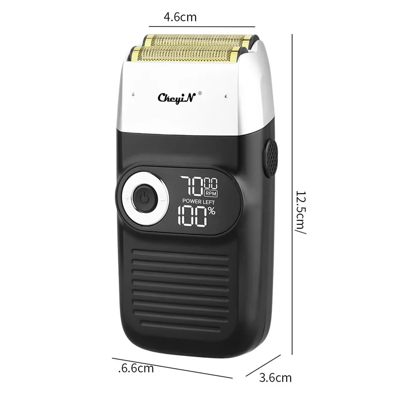 2 in 1 Professional Shaver 3 Speed Beard Trimmer Independent Floating Razor Low Noise Sideburns Trimmer Shaving Tool LCD Display
2 in 1 Professional Shaver 3 Speed Beard Trimmer Independent Floating Razor Low Noise Sideburns Trimmer Shaving Tool LCD Display