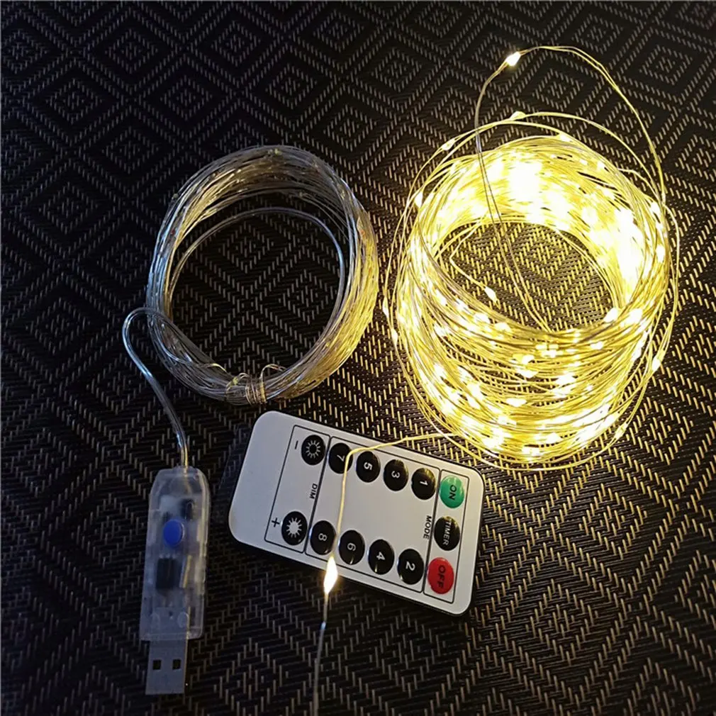 Decorative Lights 10m with USB Control / Infrared Remote 100 LED Lights Waterproof, 8 Lighting modes Led Strip
Decorative Lights 10m with USB Control / Infrared Remote 100 LED Lights Waterproof, 8 Lighting modes Led Strip