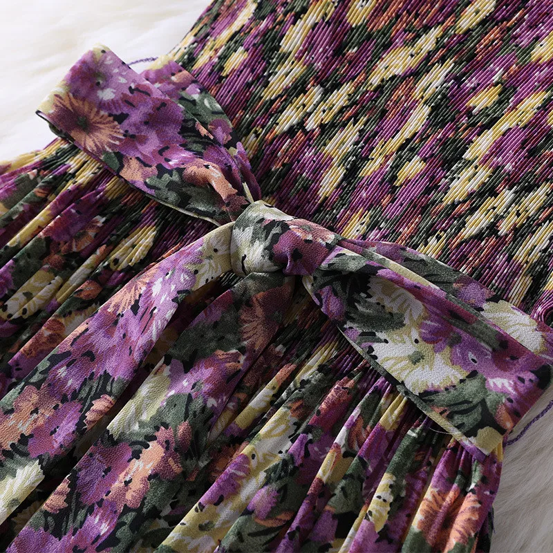 Fashion Summer Woman Clothes Short Sleeve Dress 2020 New Designers Retro Floral Print Pleated Dress Vintage Vestidos
Fashion Summer Woman Clothes Short Sleeve Dress 2020 New Designers Retro Floral Print Pleated Dress Vintage Vestidos