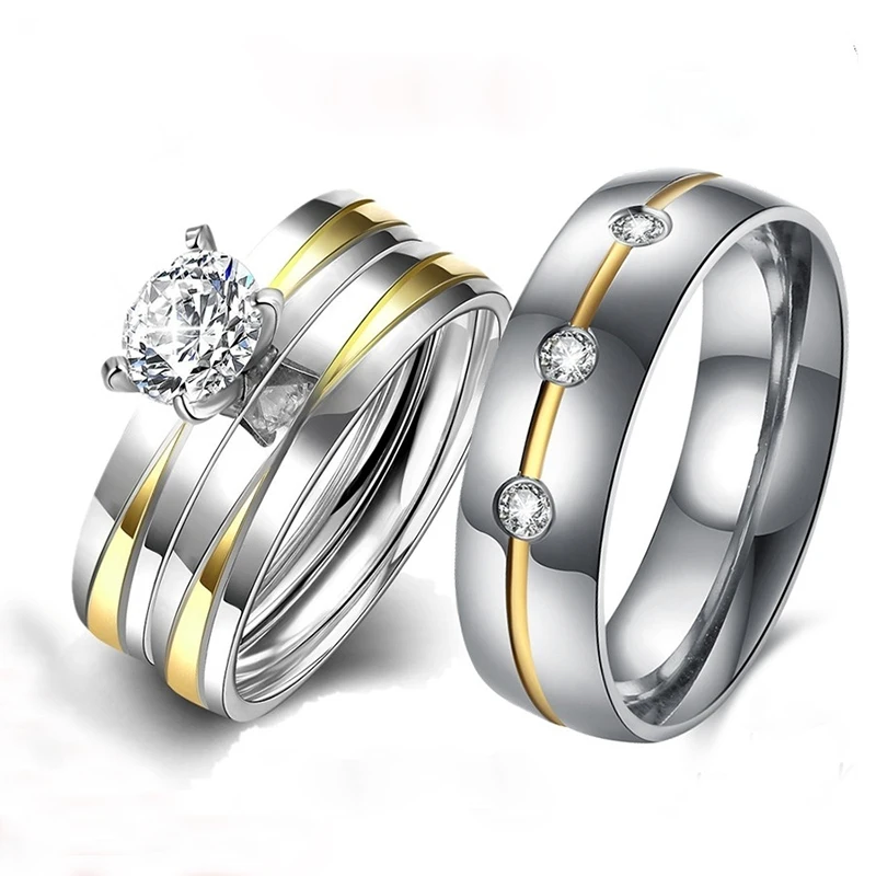 Fashion Wedding Ring Simple Design Couple Ring For Women and Men Jewelry Anniversary Lover Gift
Fashion Wedding Ring Simple Design Couple Ring For Women and Men Jewelry Anniversary Lover Gift