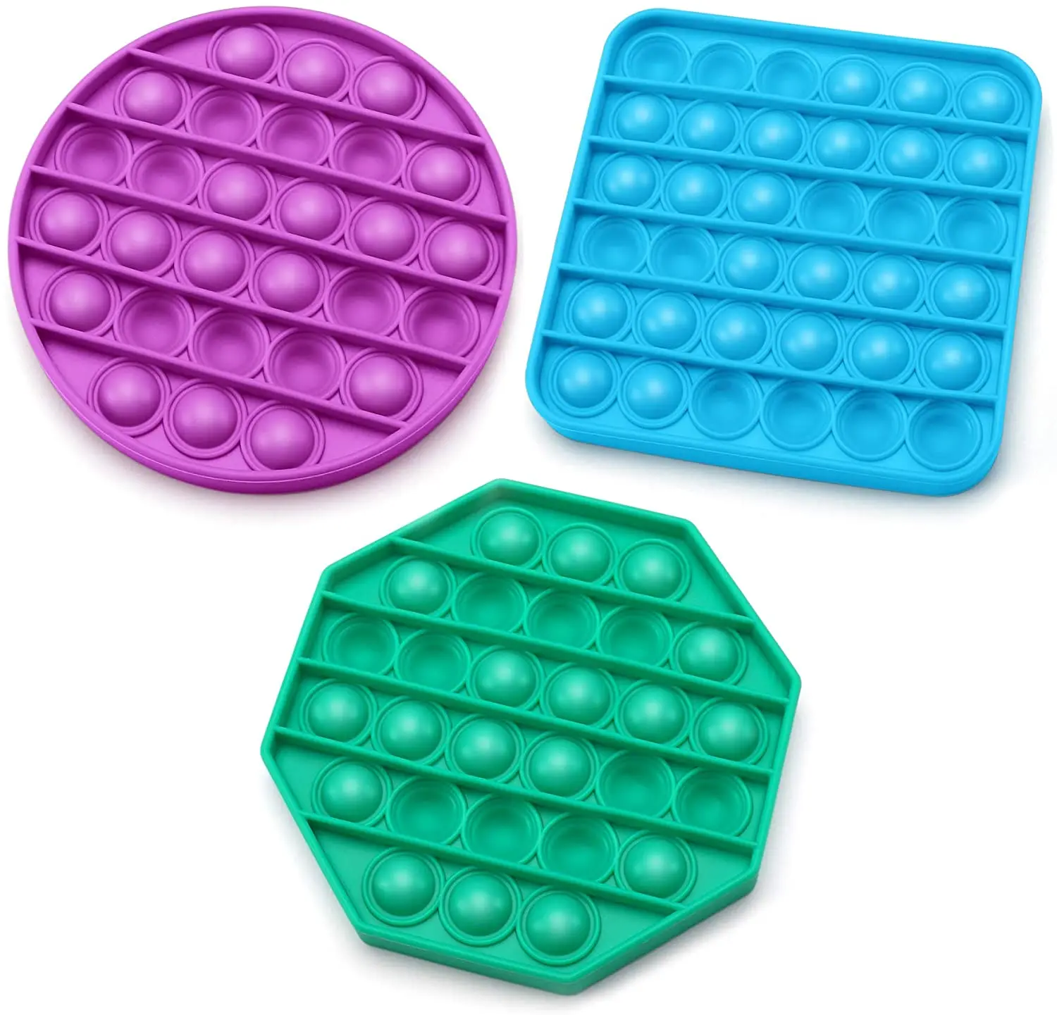 Push Pop Bubble Fidget Sensory Toy Round Square Heart Octagon Silicone Stress Reliever Extrusion Educational STEM Playing Board
Push Pop Bubble Fidget Sensory Toy Round Square Heart Octagon Silicone Stress Reliever Extrusion Educational STEM Playing Board