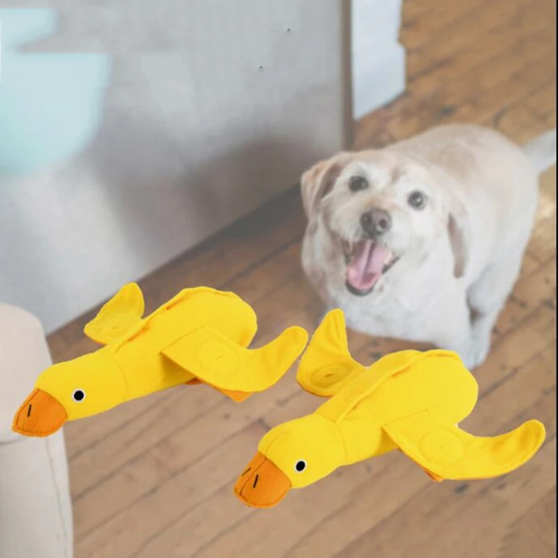 Interactive Dog Toy IQ Treat Duck Smarter Pet Toys Food Ball Food Dispenser For Dogs Playing Training Duck Pet Supplies Feed
Interactive Dog Toy IQ Treat Duck Smarter Pet Toys Food Ball Food Dispenser For Dogs Playing Training Duck Pet Supplies Feed