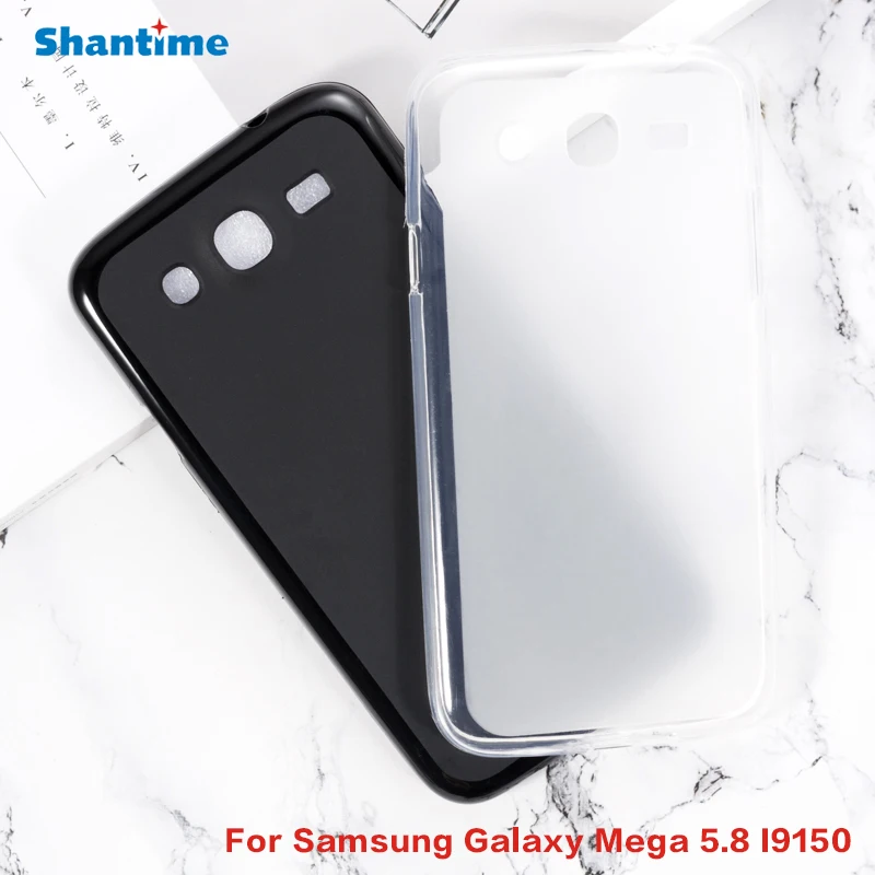 Гелевый силиконовый чехол для Samsung Galaxy Mega 5 8 I9150 защитный накладка мягкий