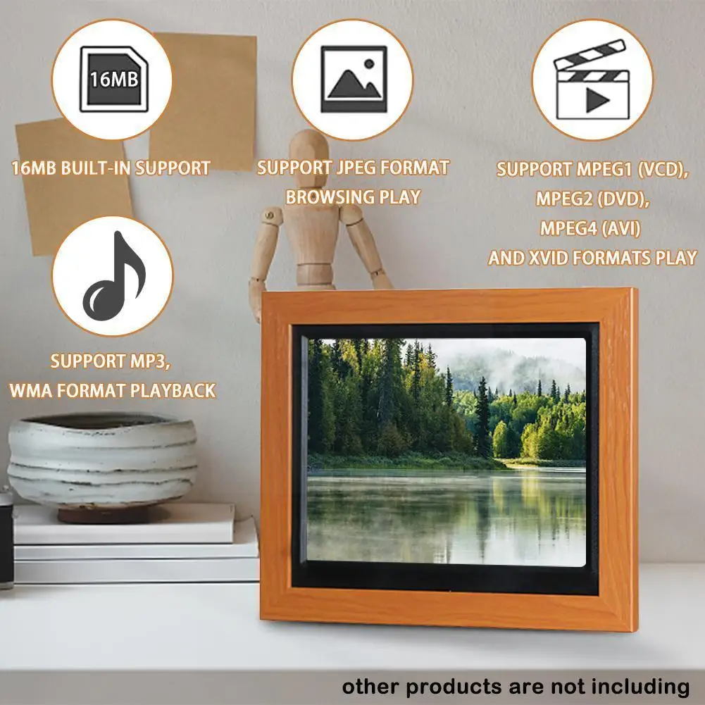Household Products Led Digital Photo Frame Electronic Album Alarm Video Calendar Clock Mp3 Playing Timing S2j2
Household Products Led Digital Photo Frame Electronic Album Alarm Video Calendar Clock Mp3 Playing Timing S2j2