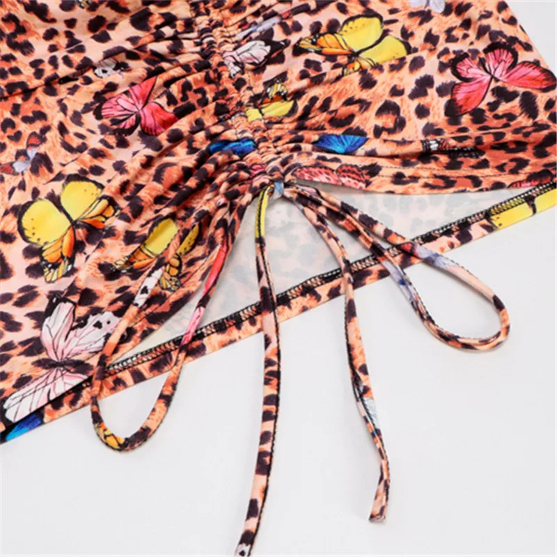 Summer Dress Women Butterfly Leopard Print Dress Halter High-Waisted Mini Dress V-Neck Sleeveless Dress Sexy Mini Dress Women
Summer Dress Women Butterfly Leopard Print Dress Halter High-Waisted Mini Dress V-Neck Sleeveless Dress Sexy Mini Dress Women