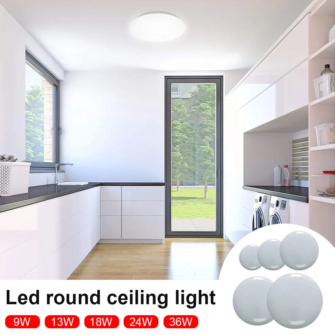 Ultra Thin LED Ceiling Lamp LED Modern Panel Light 36W 24W 18W 13W 9W 85-265V Bedroom Kitchen Surface Mount Flush Panel Light
Ultra Thin LED Ceiling Lamp LED Modern Panel Light 36W 24W 18W 13W 9W 85-265V Bedroom Kitchen Surface Mount Flush Panel Light