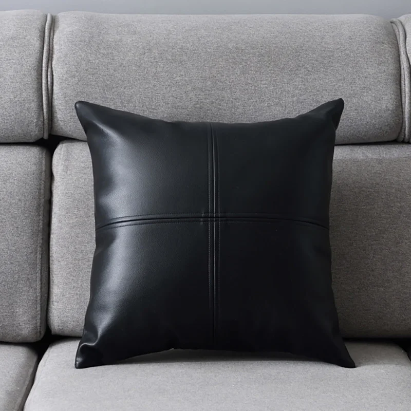 45x45cm PU Soft Leather Pillow Cover With Core Luxury Cushion Cover Decor For Sofa Car Bed Pillowcases Decorative Throw Pillows
45x45cm PU Soft Leather Pillow Cover With Core Luxury Cushion Cover Decor For Sofa Car Bed Pillowcases Decorative Throw Pillows