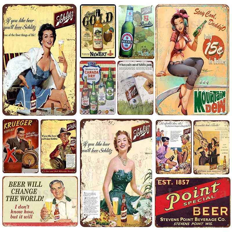 DIY Retro Pictorial Feel Iron Sign Beer Bar Decoration Tin Plate Retro American Woman Wall Poster Vintage Rust Metal Sheet Sign
DIY Retro Pictorial Feel Iron Sign Beer Bar Decoration Tin Plate Retro American Woman Wall Poster Vintage Rust Metal Sheet Sign
