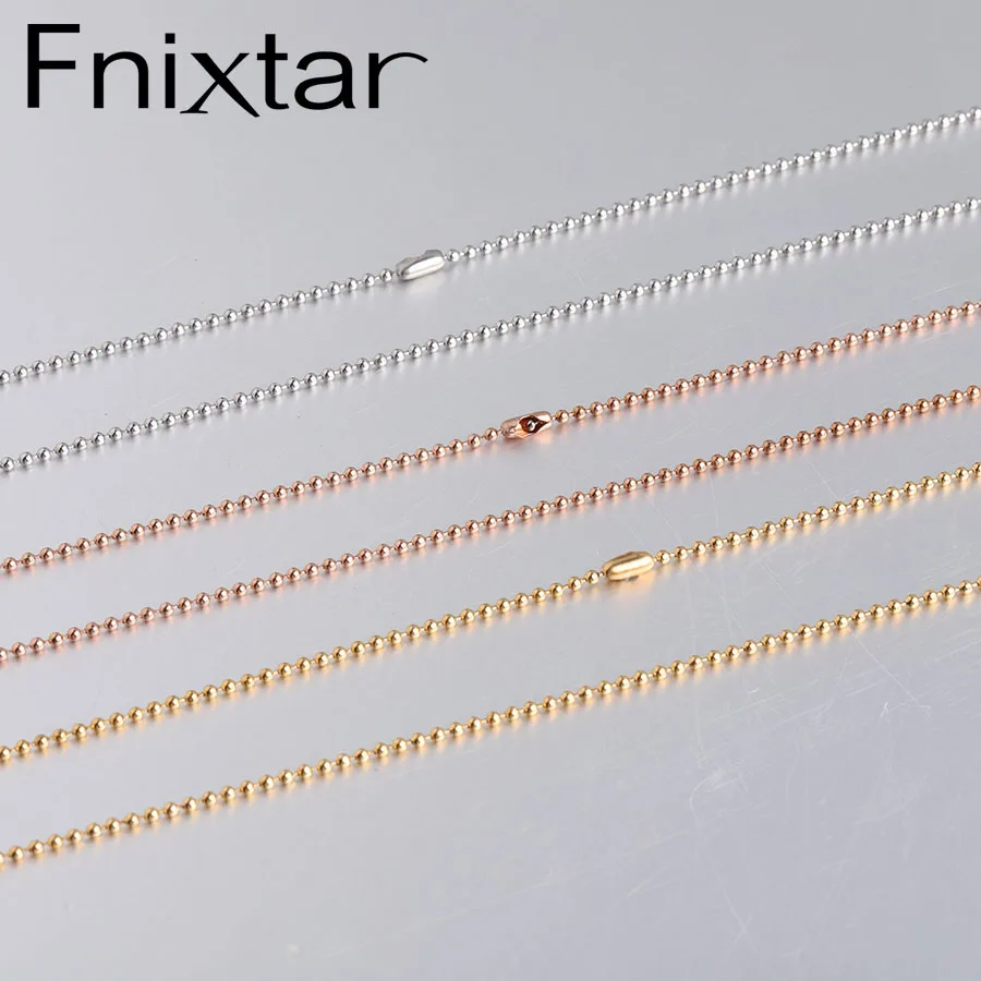 Цепочка Из шариковых бусин Fnixar, 1,5 мм, золотистая, розовое золото, нержавеющая сталь, для самостоятельного изготовления ожерелья, 20 дюймов, 50 ...
Цепочка Из шариковых бусин Fnixar, 1,5 мм, золотистая, розовое золото, нержавеющая сталь, для самостоятельного изготовления ожерелья, 20 дюймов, 50 ...