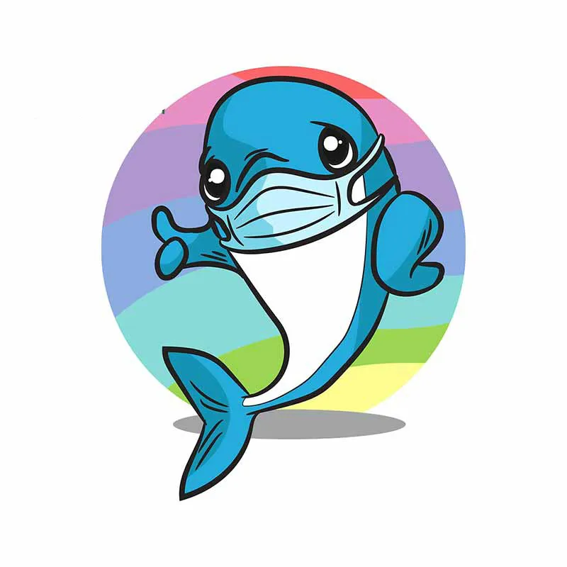 Cute Dolphin Car Sticker Accessories Vinyl PVC 13cmx11cm Motorcycle Waterproof Windshield Car Window Car Styling Decal
Cute Dolphin Car Sticker Accessories Vinyl PVC 13cmx11cm Motorcycle Waterproof Windshield Car Window Car Styling Decal
