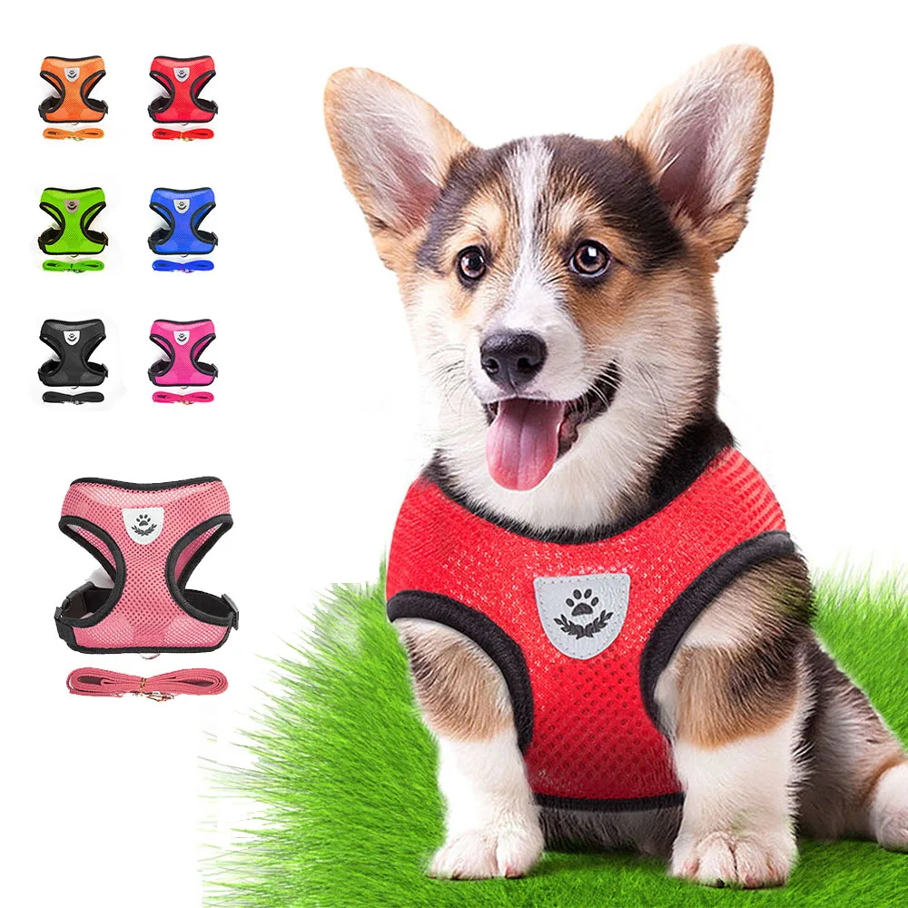 Reflective Dog Harness Vest No Pull Puppy Dogs Cats Harness Adjustable Mesh Vest Pet Harness And Leash Set For Small Medium Dog
Reflective Dog Harness Vest No Pull Puppy Dogs Cats Harness Adjustable Mesh Vest Pet Harness And Leash Set For Small Medium Dog