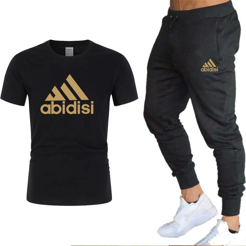 Men's Sports Suit Pure Cotton T-shirt + Trousers Two-piece Solid Color Printing Men's/women's Casual Outdoor Brand Men's Sports
Men's Sports Suit Pure Cotton T-shirt + Trousers Two-piece Solid Color Printing Men's/women's Casual Outdoor Brand Men's Sports