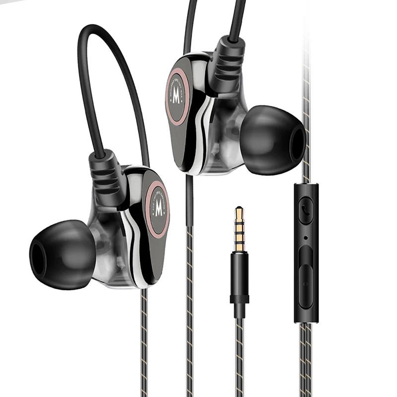 3.5mm Quad core double Dynamic earphone subwoofer stereo Sport gaming Type c headset with microphone for mobile phone computers
3.5mm Quad core double Dynamic earphone subwoofer stereo Sport gaming Type c headset with microphone for mobile phone computers