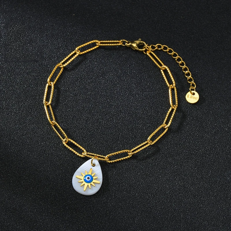 Turkish Lucky Evil Eye Bracelets for Women Handmade Jewelry Friendship Stainless Steel Bracelets Pulsera Girls Party
Turkish Lucky Evil Eye Bracelets for Women Handmade Jewelry Friendship Stainless Steel Bracelets Pulsera Girls Party