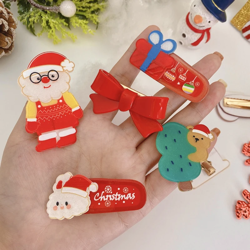 New Women Girl Cartoon Christmas Santa Claus Hairpins New Year Sweet Hair Decorate Barrettes Hair Clips Novelty Hair Accessories
New Women Girl Cartoon Christmas Santa Claus Hairpins New Year Sweet Hair Decorate Barrettes Hair Clips Novelty Hair Accessories