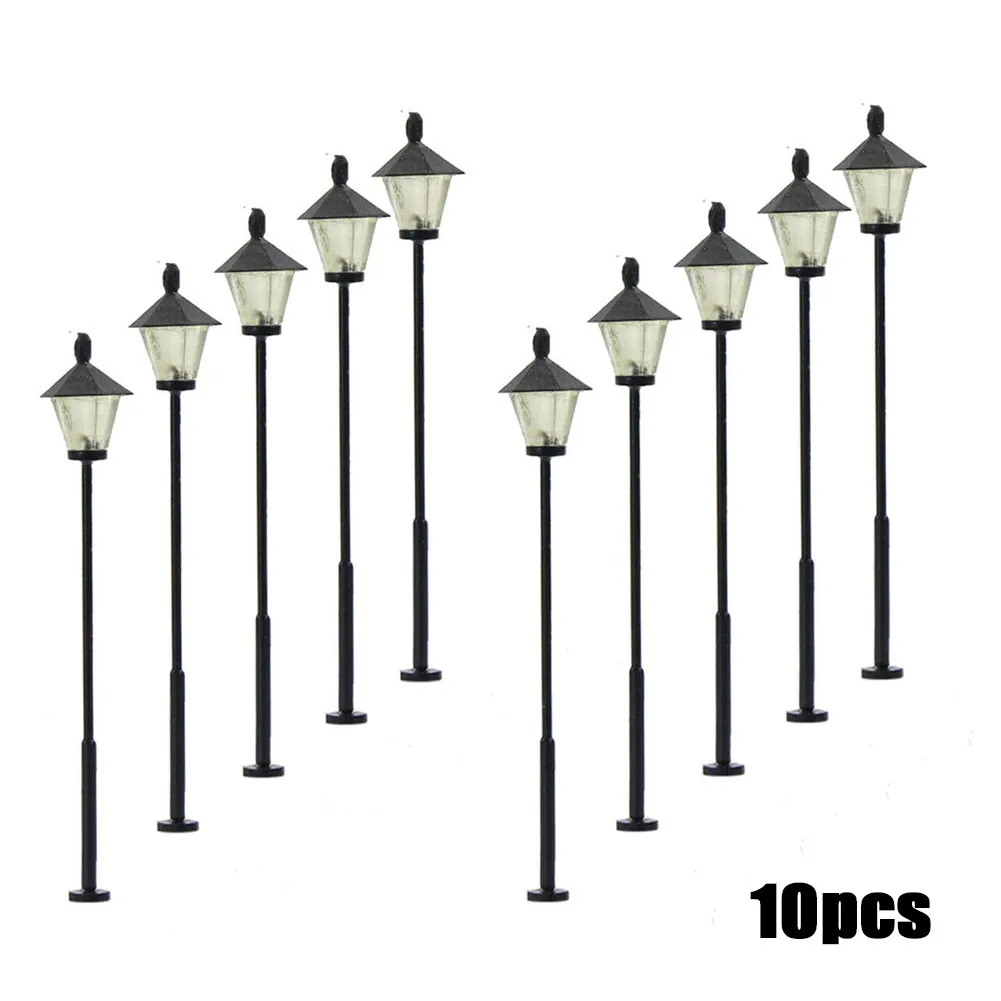 10Pcs LED Park Lanterns Lamps For N Gauge 45mm N Scale 1: 160 Model Railway Bonsai Landscape Scene Model Courtyard Decoration
10Pcs LED Park Lanterns Lamps For N Gauge 45mm N Scale 1: 160 Model Railway Bonsai Landscape Scene Model Courtyard Decoration