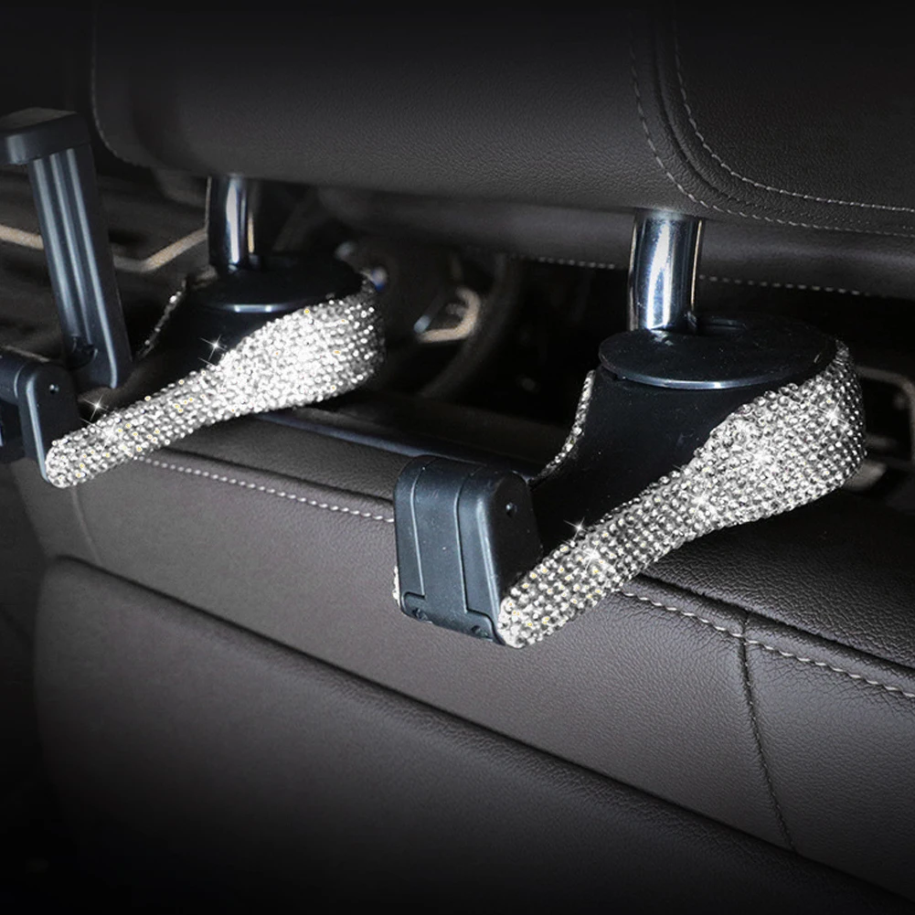 Universal Car Seat Headrest Hook Phone Holder Hanger Storage Organizer Backseat Hook Bling Rhinestones Phone Bracket Accessories
Universal Car Seat Headrest Hook Phone Holder Hanger Storage Organizer Backseat Hook Bling Rhinestones Phone Bracket Accessories