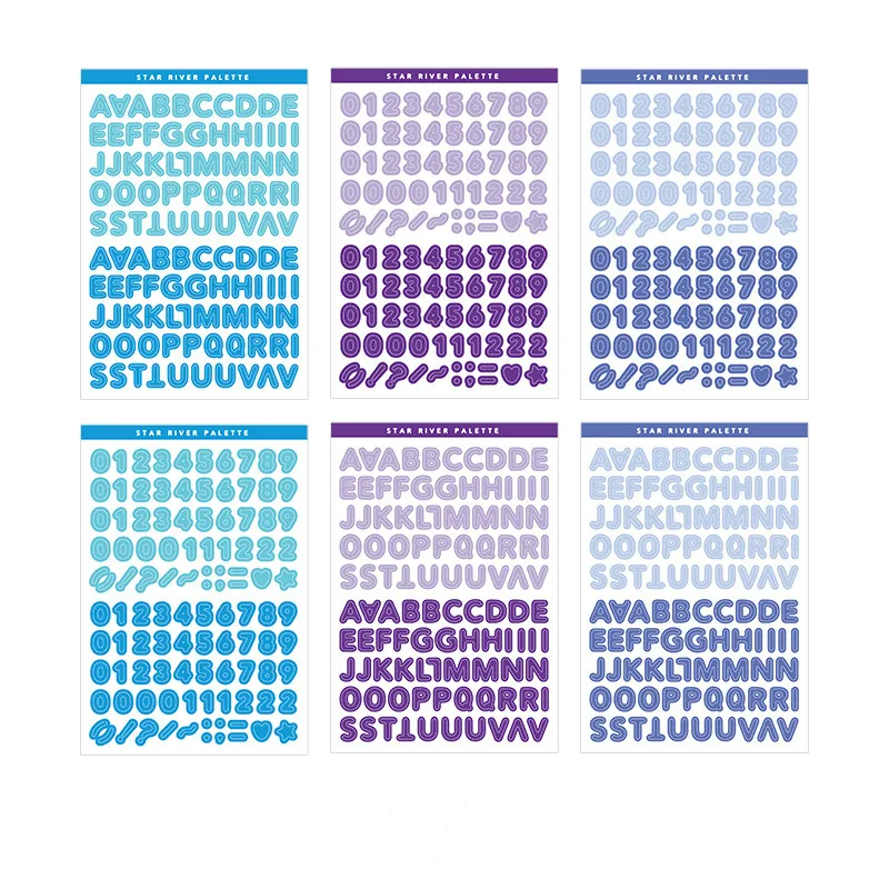 6 Sheets Alphabet Stickers Self Adhesive Letter Stickers
6 Sheets Alphabet Stickers Self Adhesive Letter Stickers