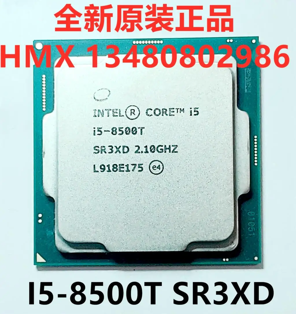 CM8068403362509 SR3XD CPU - 8th Gen Intel Core i5-8500T Processor (6 Cores, up to 3.5 GHz, 9MB Cache, 35W, Tray)
CM8068403362509 SR3XD CPU - 8th Gen Intel Core i5-8500T Processor (6 Cores, up to 3.5 GHz, 9MB Cache, 35W, Tray)