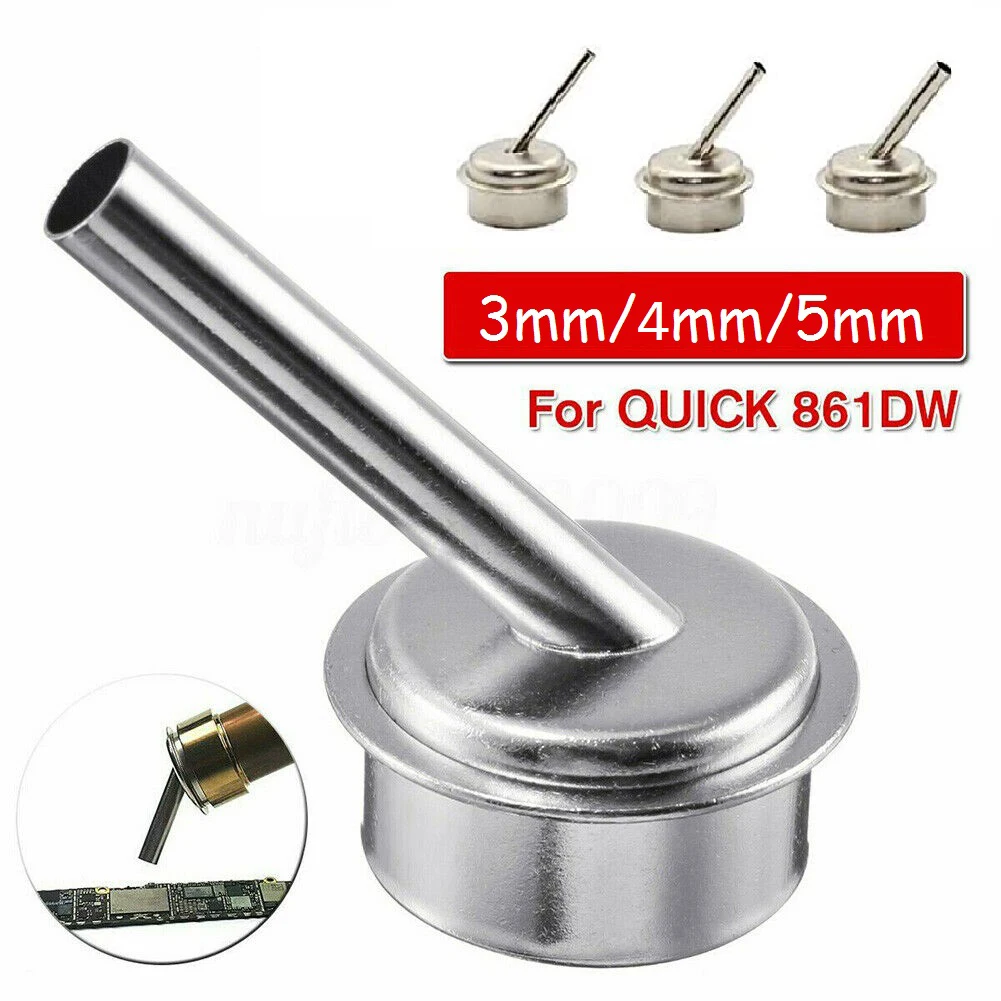 Hot Air Nozzle 3/4/5/7/10mm 45 Degree Bent Curved Heat Nozzle For QUICK 861DW Heat Hot Air Rework Station Soldering
Hot Air Nozzle 3/4/5/7/10mm 45 Degree Bent Curved Heat Nozzle For QUICK 861DW Heat Hot Air Rework Station Soldering