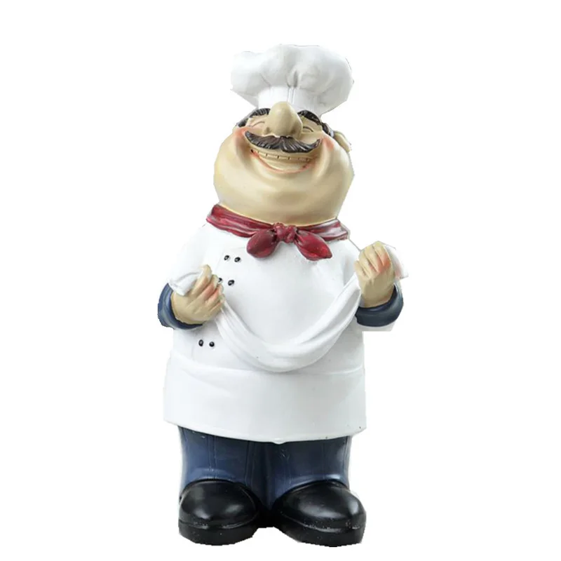 Creativity Cake Chef Sculpture Ornaments Kitchen Living Room Retro Chef Model Ornament Resin Crafts Home Decoration Accessories
Creativity Cake Chef Sculpture Ornaments Kitchen Living Room Retro Chef Model Ornament Resin Crafts Home Decoration Accessories