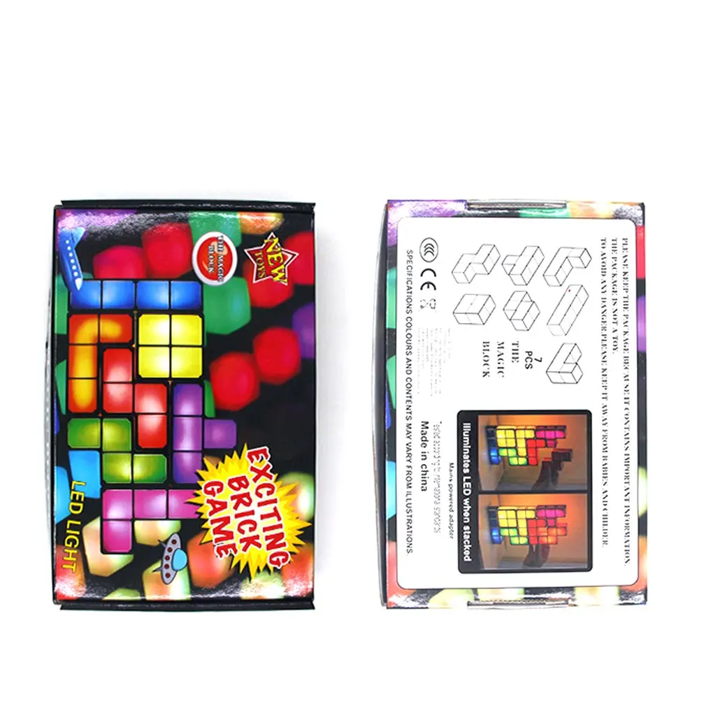 Tetris Lamp Stackable Led Night Light Building Block Lamp Tabletop Ornaments Creative Children's Gifts
Tetris Lamp Stackable Led Night Light Building Block Lamp Tabletop Ornaments Creative Children's Gifts