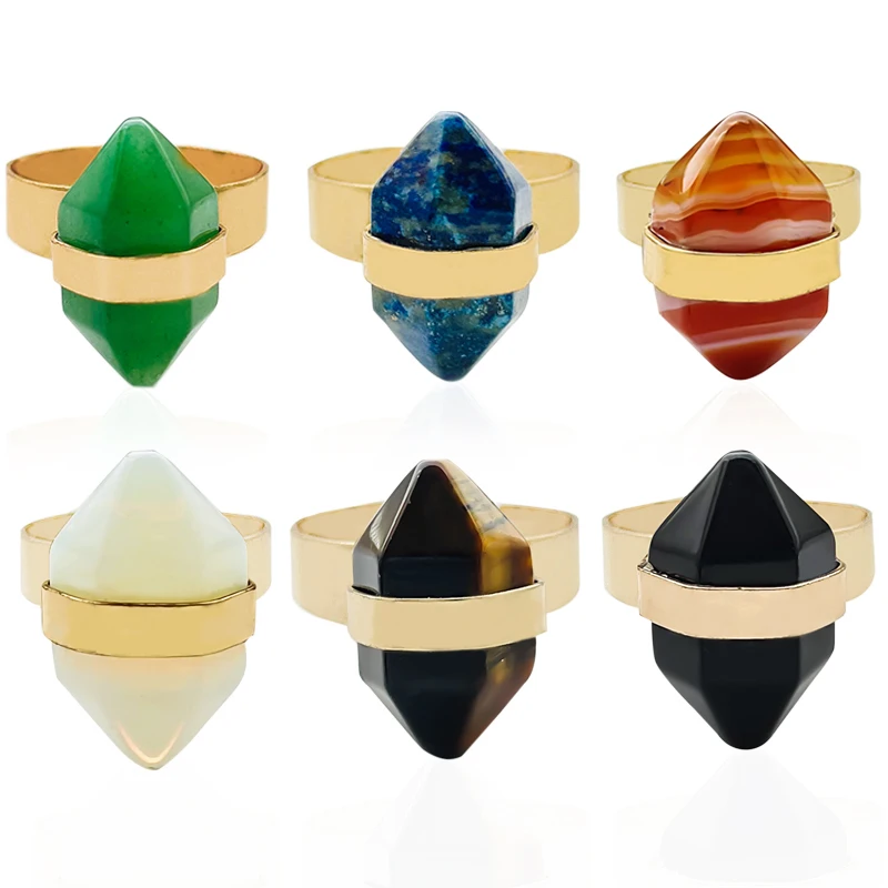 Personalized Bullet Shape Natural Stone Ring for Women New Adjustable Opening Ring Fashion Jewelry Halloween Party Gift
Personalized Bullet Shape Natural Stone Ring for Women New Adjustable Opening Ring Fashion Jewelry Halloween Party Gift