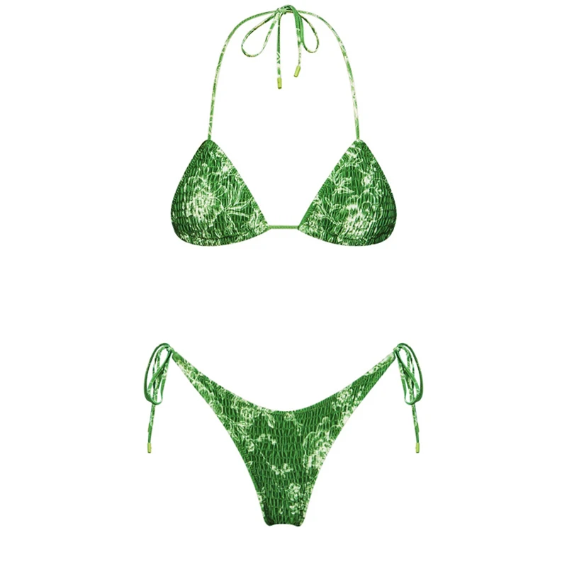 Sexy Triangle Push Up Bikini Set Brazilian String Thong Swimwear Ruched Bandage Bikinis Women Two Piece Swimsuit Micro Biquini
Sexy Triangle Push Up Bikini Set Brazilian String Thong Swimwear Ruched Bandage Bikinis Women Two Piece Swimsuit Micro Biquini