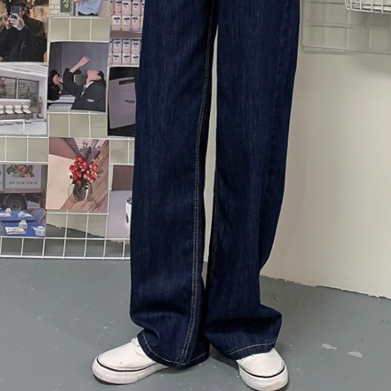 Jeans Women Korean Style Leisure Simple All-match Comfortable High Waist Straight Zipper Full-length Students Streetwear Solid
Jeans Women Korean Style Leisure Simple All-match Comfortable High Waist Straight Zipper Full-length Students Streetwear Solid