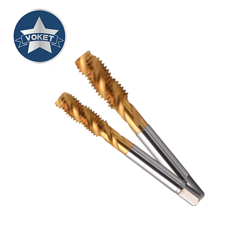 HSSE With TIN Fine Thread Spiral Fluted Tap M10 M11 M12 M14 M16 M18 M20 M22 X0.75 X1 X1.25 Metric Machine Screw Thread Taps 
HSSE With TIN Fine Thread Spiral Fluted Tap M10 M11 M12 M14 M16 M18 M20 M22 X0.75 X1 X1.25 Metric Machine Screw Thread Taps