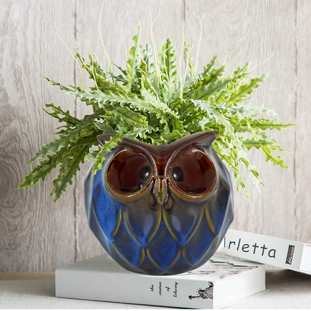 OwlCeramic Succulent Planter Animal Plant Pot Table Top Decoration Vase Window Box for Indoor Garden Decor Gardening Accessories
OwlCeramic Succulent Planter Animal Plant Pot Table Top Decoration Vase Window Box for Indoor Garden Decor Gardening Accessories
