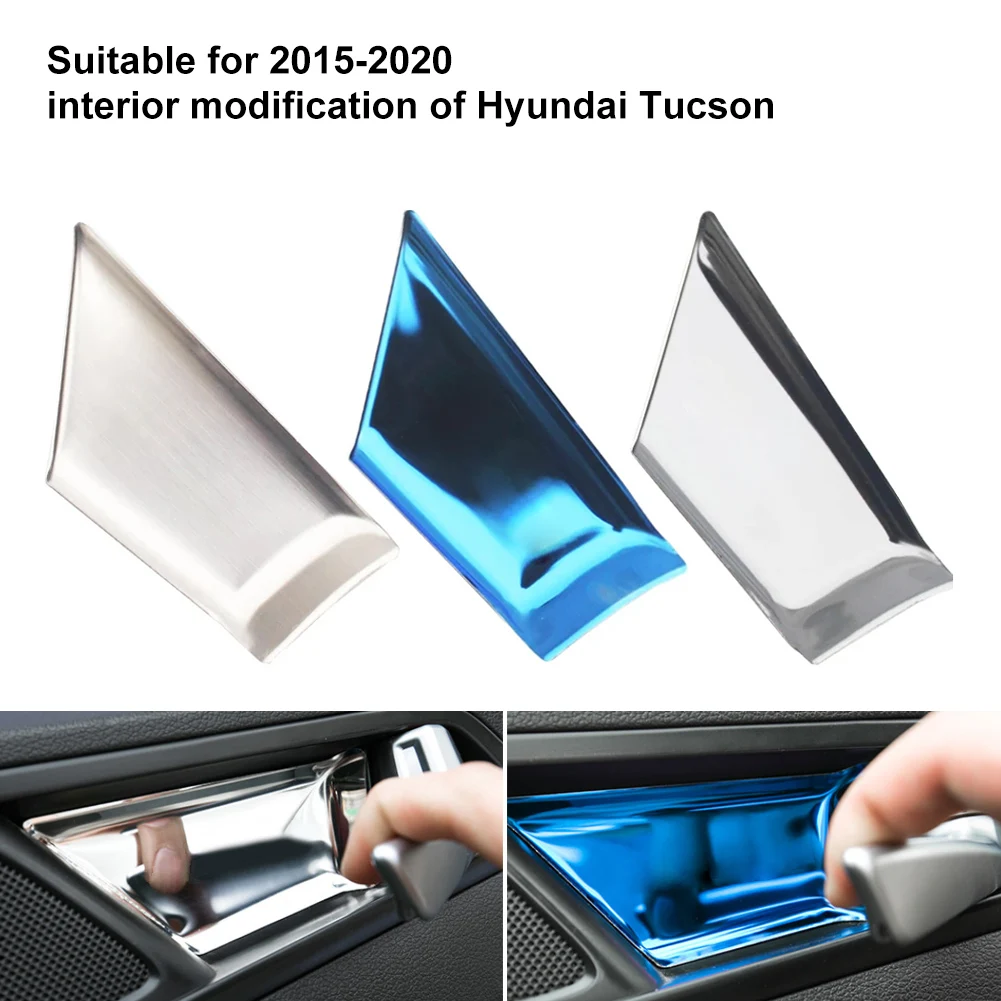 Accessories Car-Styling 4pcs/set Car Interior Door Bowl Protector Door Handle Trim Sticker Stainless Steel for Hyundai Tucson
Accessories Car-Styling 4pcs/set Car Interior Door Bowl Protector Door Handle Trim Sticker Stainless Steel for Hyundai Tucson