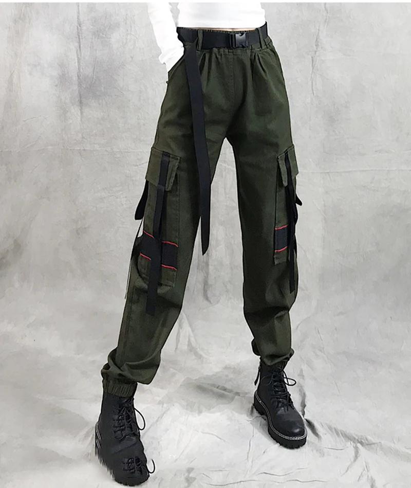 Брюки-карго женские с поясом, демисезонные свободные брюки-карго с высокой талией в стиле Харадзюку, уличная одежда в стиле пэчворк, 2020
Брюки-карго женские с поясом, демисезонные свободные брюки-карго с высокой талией в стиле Харадзюку, уличная одежда в стиле пэчворк, 2020