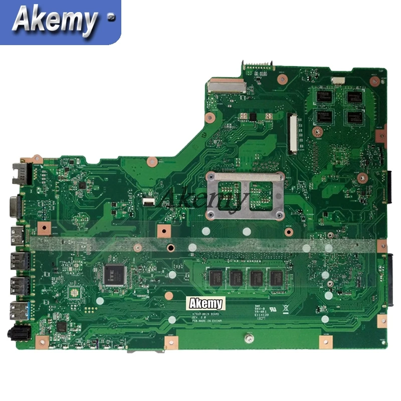 XinKaidi X75VC Laptop motherboard for ASUS X75VB X75VD X75V X75 Test original mainboard HM70 4G RAM GT610M | Компьютеры и офис