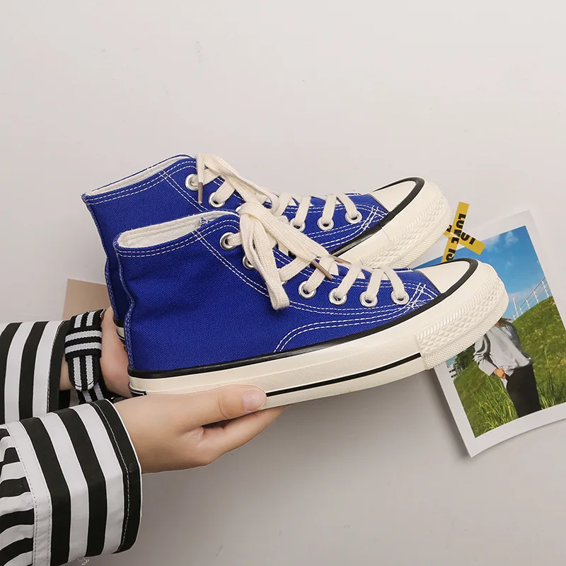 Women Chunky Canvas Shoes High Top Women Fashion Casual Shoes Breathable Flat Sneakers Driving Vulcanize Lovers Walking Shoes
Women Chunky Canvas Shoes High Top Women Fashion Casual Shoes Breathable Flat Sneakers Driving Vulcanize Lovers Walking Shoes