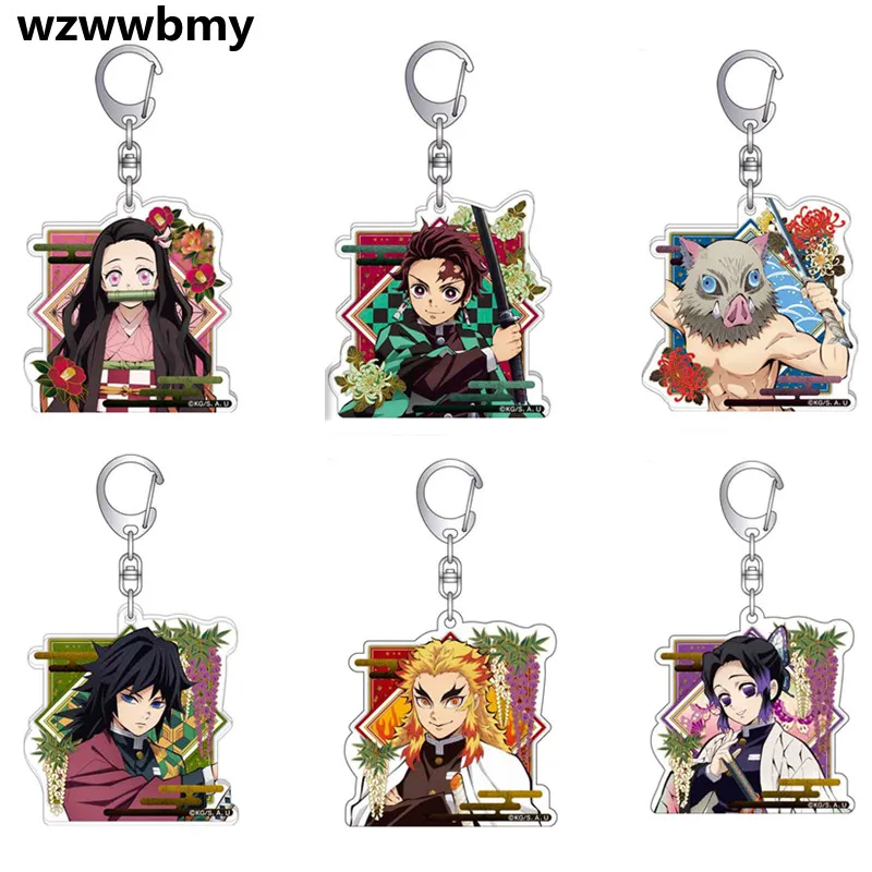 2021 Anime Demon Slayer Keychain Brinco Blade Of Ghost Key Chains Cosplay Kamado Tanjirou Lucency Pendant Delicacy Small Gift
2021 Anime Demon Slayer Keychain Brinco Blade Of Ghost Key Chains Cosplay Kamado Tanjirou Lucency Pendant Delicacy Small Gift